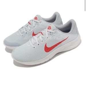 Nike flex blue running shoes